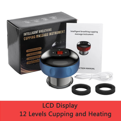 Smart Electric Heating Cupping Massage Device - Alivie la Fatiga y Mejore su Bienestar!