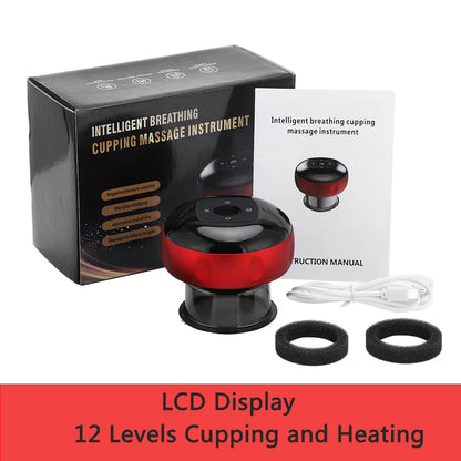 Smart Electric Heating Cupping Massage Device - Alivie la Fatiga y Mejore su Bienestar!